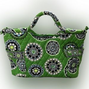 Vera Bradley Gabby Cupcake Green Handbag Tote Bag